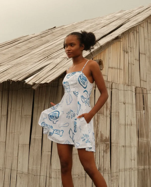 Vestido Shannon Fdm Azul