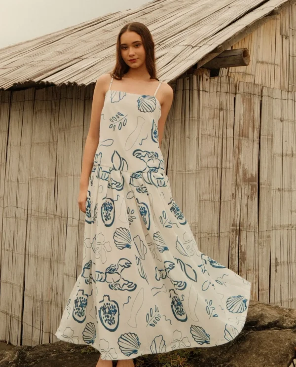 Vestido Amore Fdm Azul