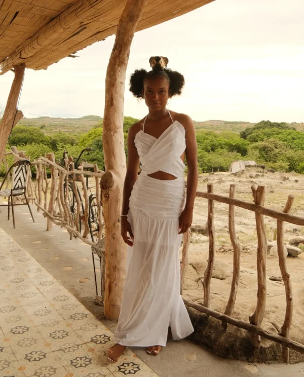 Vestido Grecia blanco