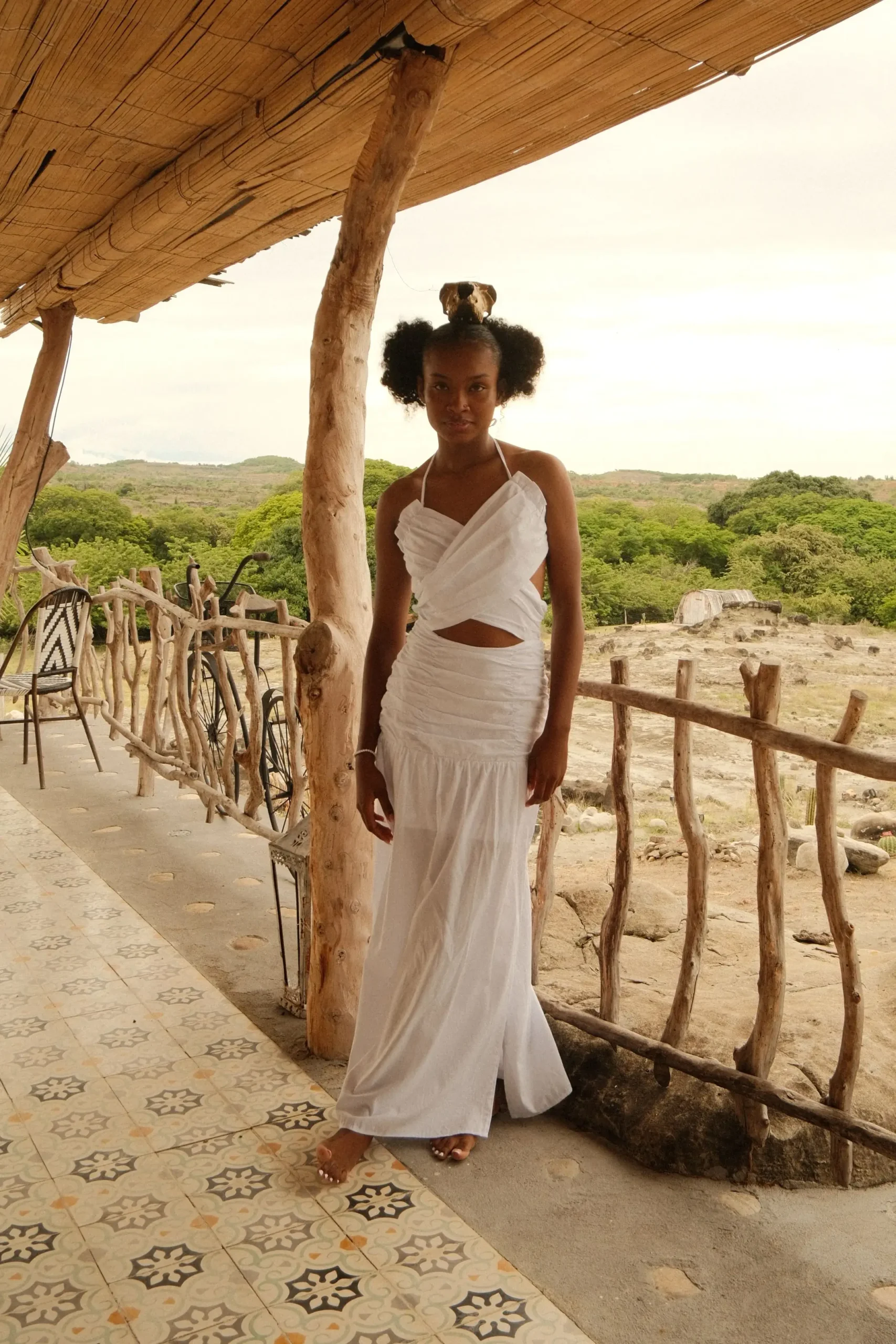 Vestido Grecia blanco