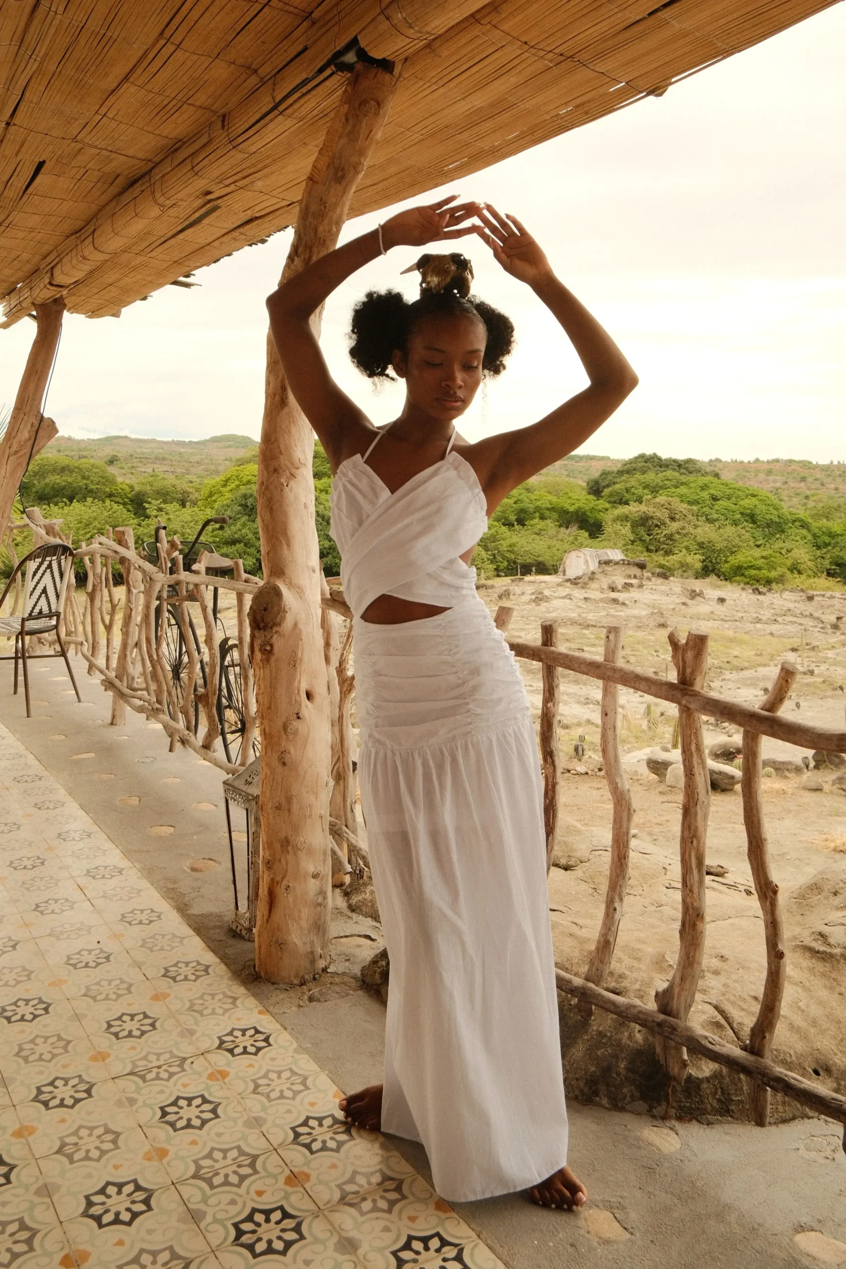 Vestido Grecia blanco - Image 3