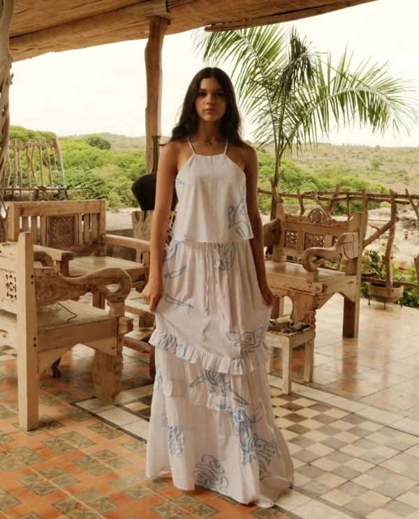 Falda Silvana Print Ancestros