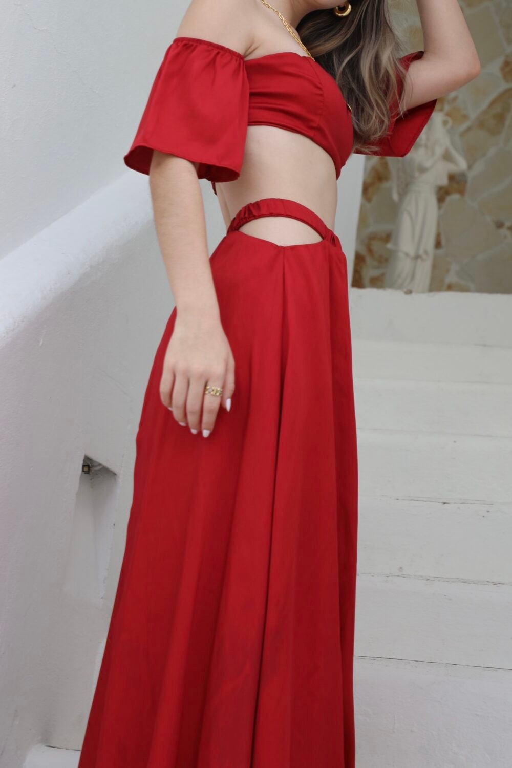 Maxi Falda Awao Rojo - Image 6