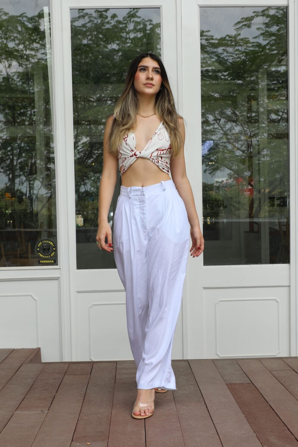 Pantalon Moroco Blanco