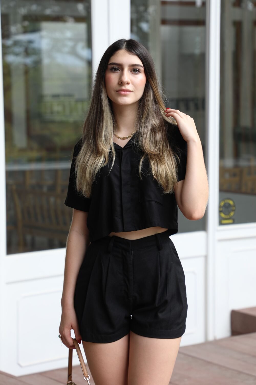 Moroco Short Lino Negro - Image 2