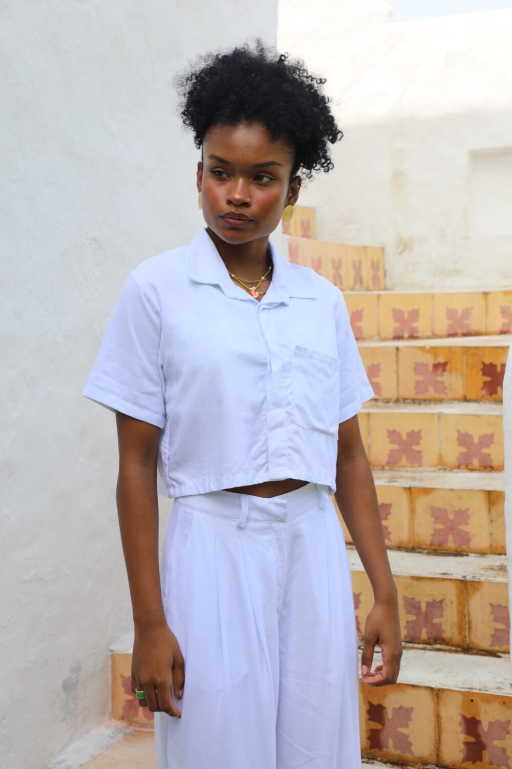 Blusa Moroco Blanca