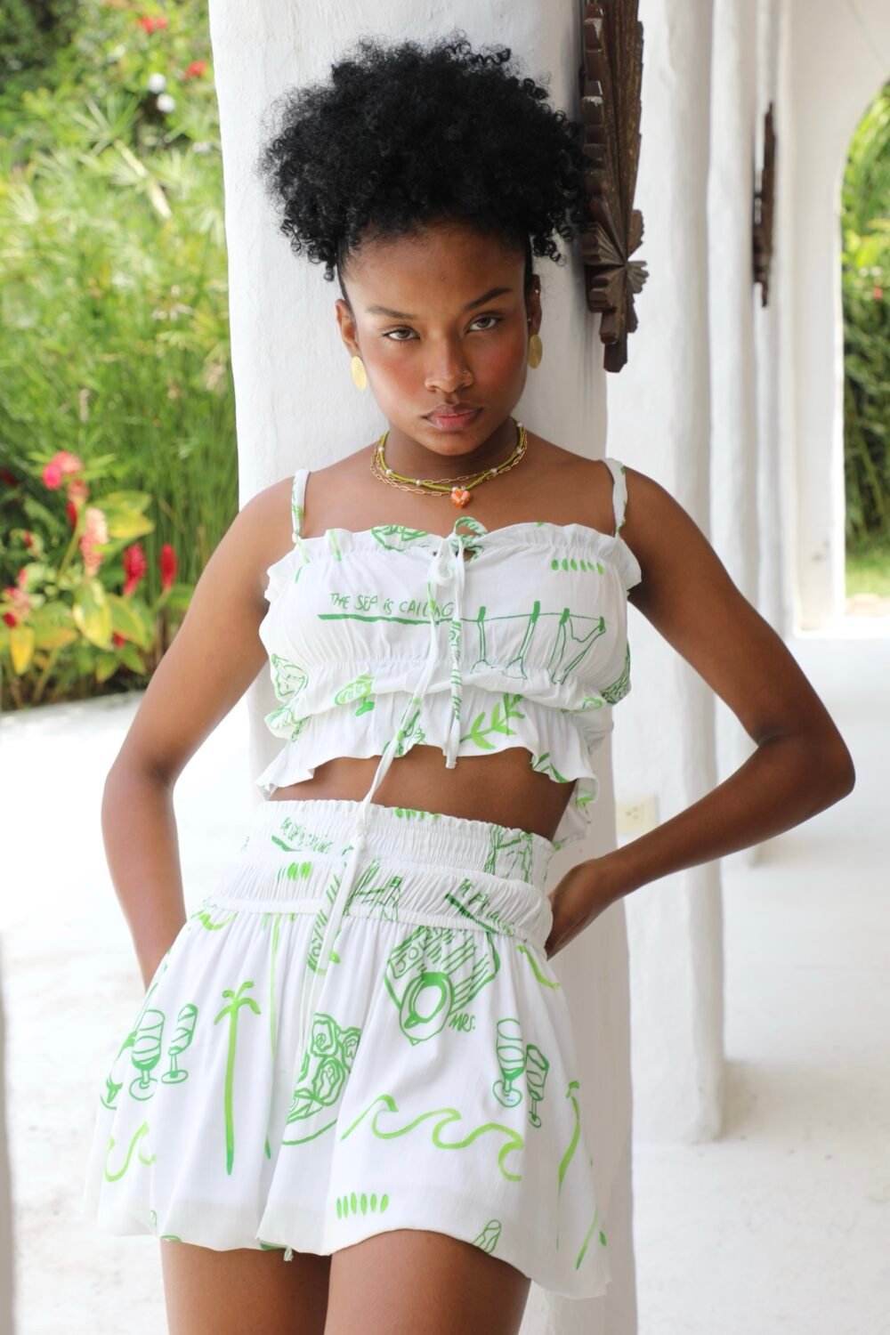 Blusa Musa Sea verde - Image 2