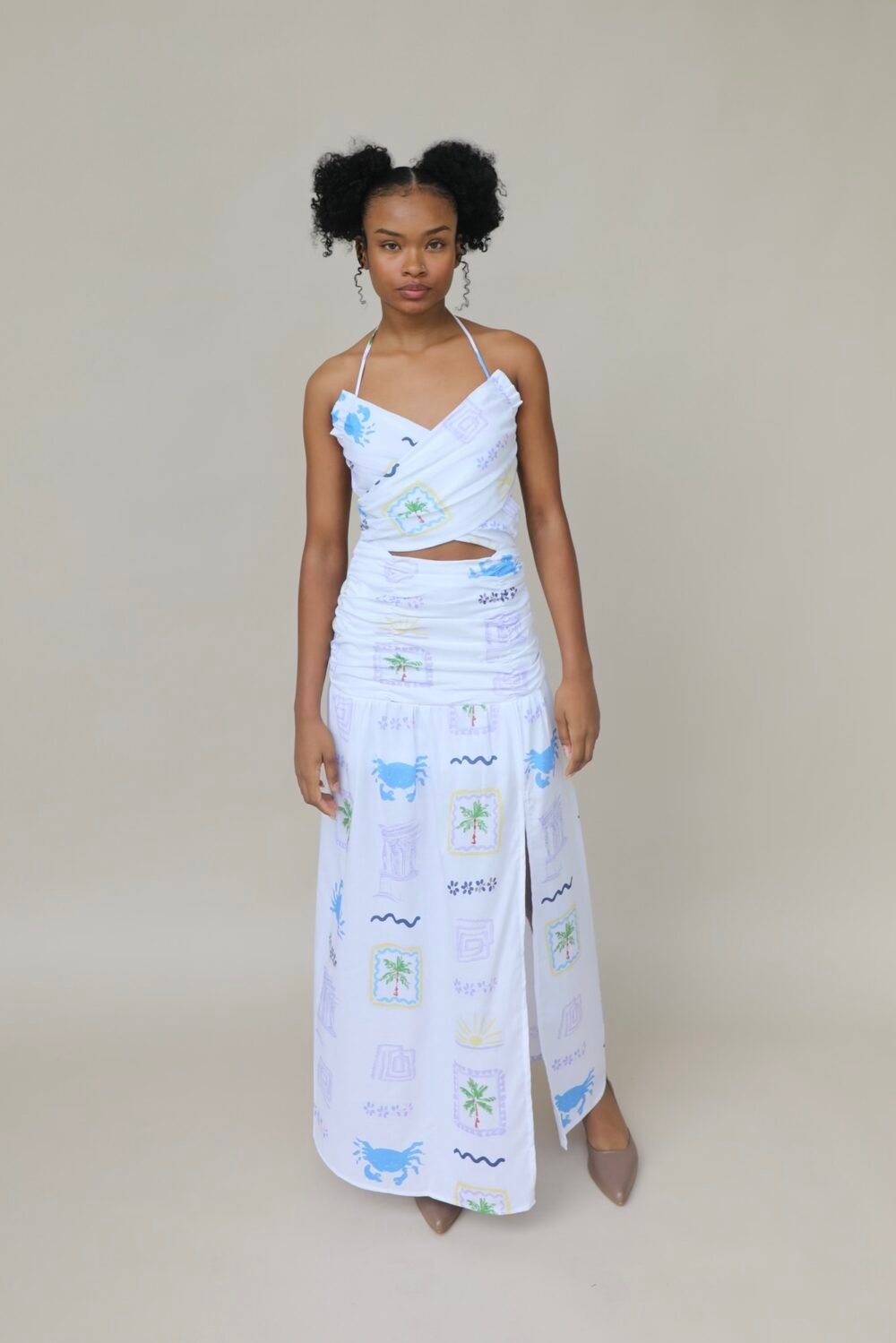 Vestido Grecia lila