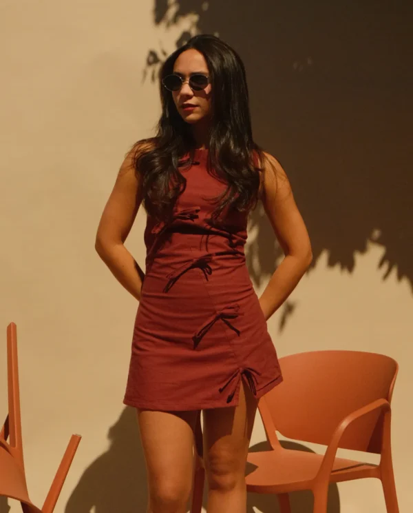 Vestido Alexa Vino