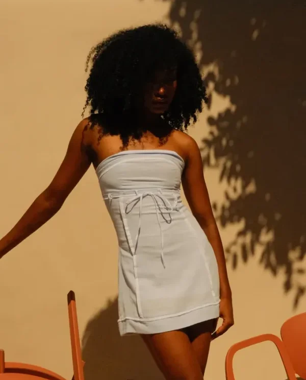 Vestido Emma Azul Cielo