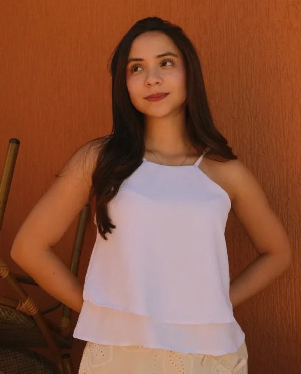 Blusa lili blanca