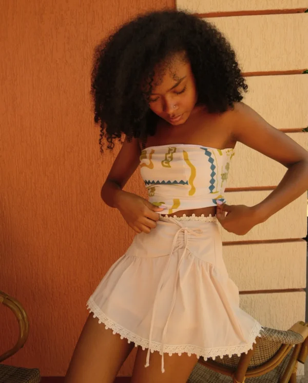 Falda Maria Beige