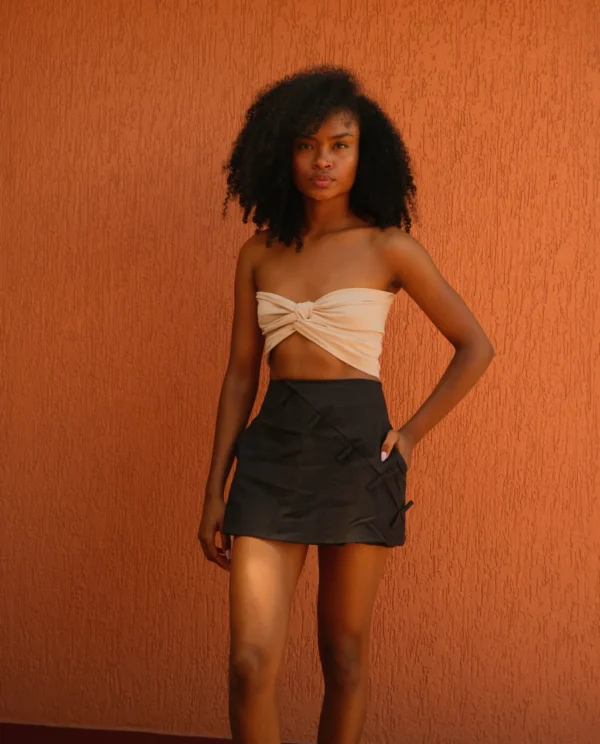 Falda Coquette Negro