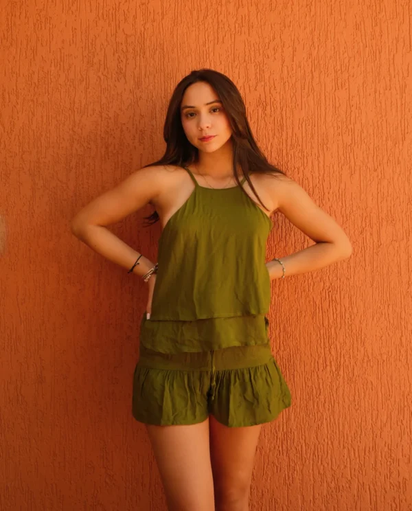 Blusa lili Verde Oliva